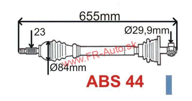 Poloos Ľavá (ABS) Megane 1.9Dci